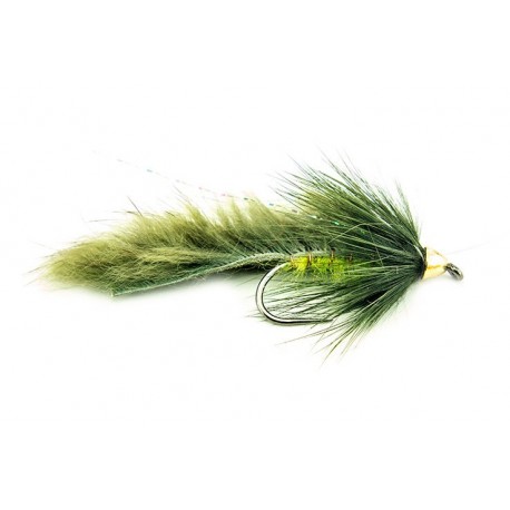 Sexy Zonker Oliva - Streamer para la pesca en Lago