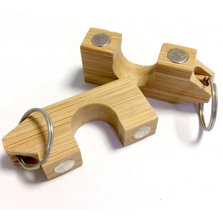 Soporte de madera Magnetico FlyCreek para sujetar cañas