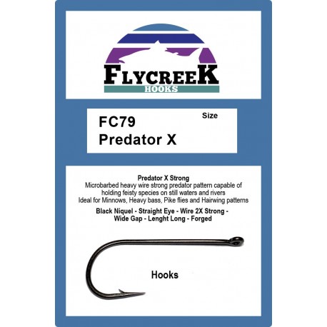 Anzuelo FlyCreek FC79 Predator X