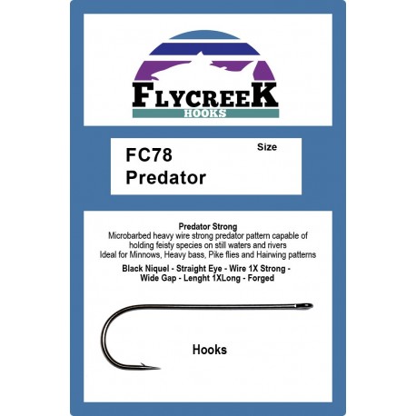 Anzuelo FlyCreek FC78 Predator