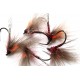 HV40 Efemera Quill Red Mosca Seca High Visibility