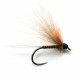 HV43 Efemera Quill Golden Olive Mosca Seca High Visibility