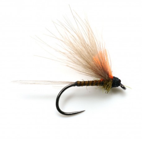 HV43 Efemera Quill Golden Olive Mosca Seca High Visibility