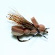 Hopper Brown/Peach - Mosca para la pesca de Ciprinidos