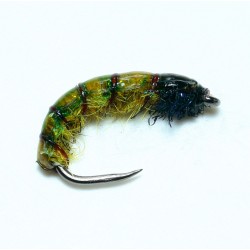 Rhiacophilia o Gusanillo verde - Mosca para la pesca de ciprinidos