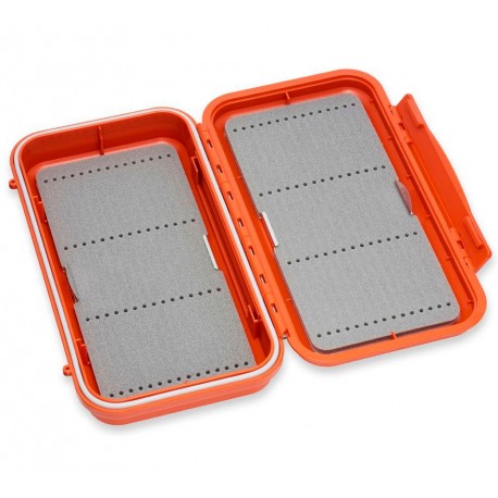 Caja de moscas estanca C&F Streamer Fly Case Large - Orange