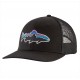 Gorra Patagonia Fitz Roy Trout Trucker Hat - Black