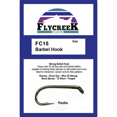 Anzuelo FlyCreek FC15 Barbel Hook for sale