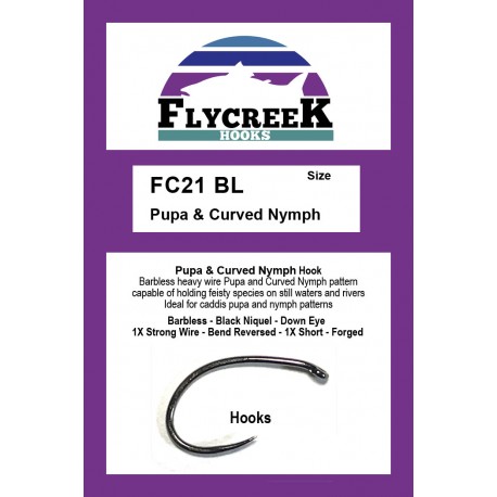 Anzuelo sin muerte FlyCreek FC2001 BL