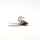 SC08 - Larva White Worm Streamer 