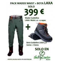 Vadeador Guideline Laxa Waist Wader + Bota LAXA 3.0 de REGALO