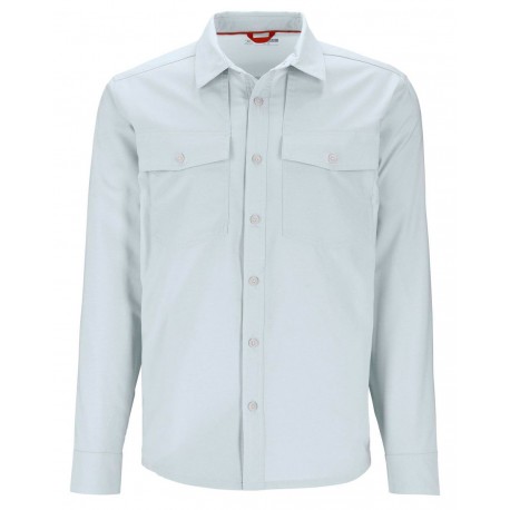 Camisa Simms No-See-Um Bugstopper Shirt Bimini Blue Heather 