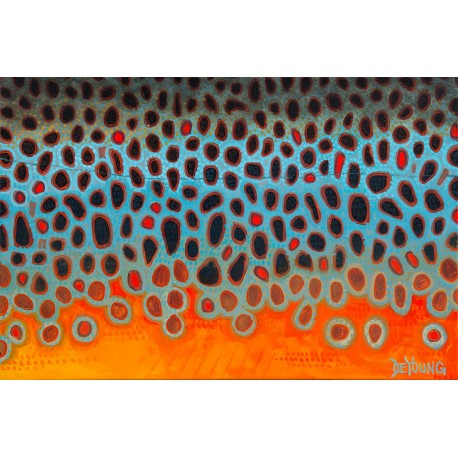 DeYoung Art - Brown Trout Flank – Buck