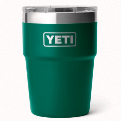 Vaso Termo YETI Single 16 Oz (475ml) Stackable Cup - Black Forest Green