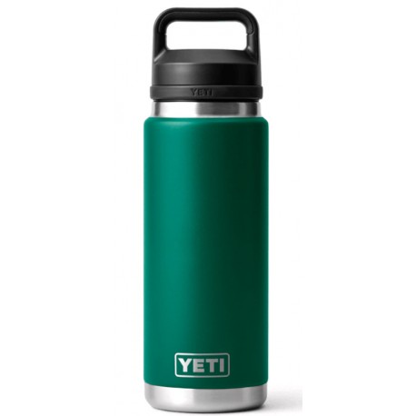 Botella Termo YETI Rambler 26 Oz Bottle Chug( 760ml) - Black Forest Green