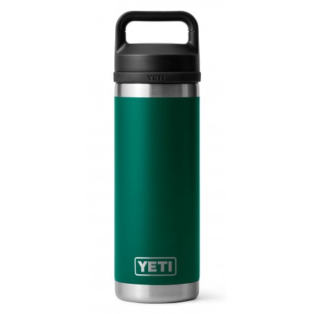 Botella Termo Yeti Rambler 18 Oz Bottle Chug (532ml) - Black Forest Green