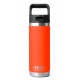 Botella Termo Yeti Rambler 18 Oz Bottle (532ml) Straw Bottel - Solar Flare