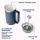 Cafetera Yeti French Press 34 oz (1L) - Navy
