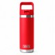 Botella Termo Yeti Rambler 18 Oz Bottle STRAW CAP (532ml) - Rescue Red
