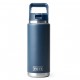 Botella Termo Yeti Rambler 26 Oz Bottle STRAW CAP (760ml)  Navy