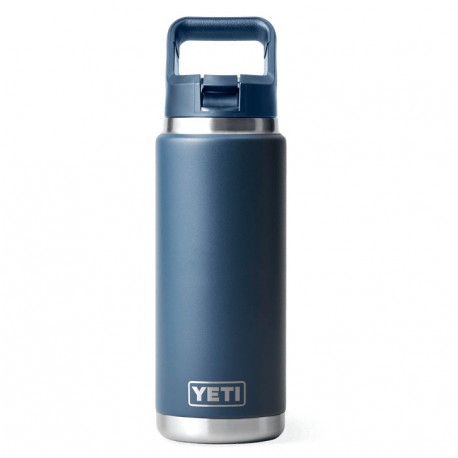 Botella Termo Yeti Rambler 26 Oz Bottle STRAW CAP (760ml)  Navy
