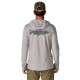 Camiseta Patagonia Cool Sun hoody - Crisp Grey Fitz Roy Trout
