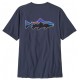 Camiseta Patagonia Fitz Roy - Smolder Blue