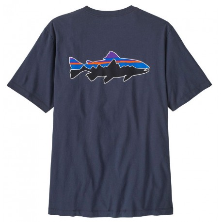 Camiseta Patagonia Fitz Roy - Smolder Blue