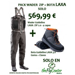 Pack Vadeador Cremallera + Bota Guideline Laxa 2.0 Zip
