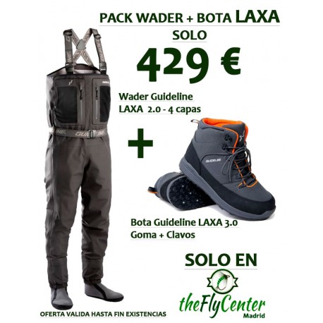 Vadeador Guideline LAXA 2.0 + bota LAXA 3.0 de REGALO