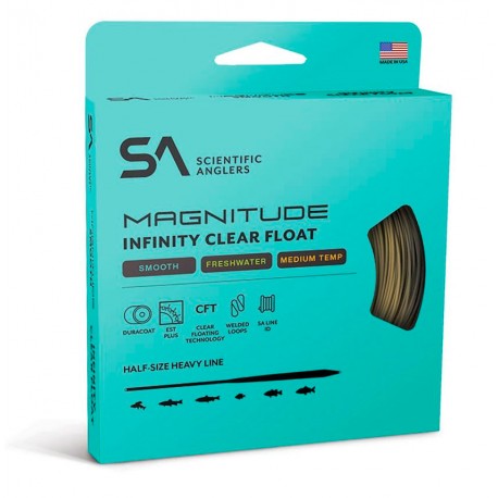 Linea Scientific Anglers Magnitude Smooth Infinity Buckskin/10' Clear Tip 