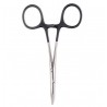 Forceps  Guideline - Curved 6" - Black/Silver