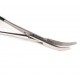 Forceps  Guideline - Curved 6" - Black/Silver