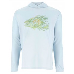 Camiseta Simms Tech Hoody - Artist Series Bimini Trt Head