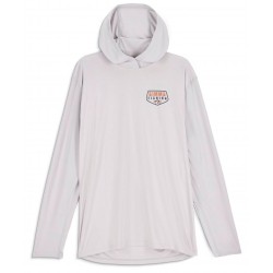 Camiseta Simms Tech Hoody Overcast Abstract Bass