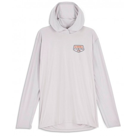 Camiseta Simms Tech Hoody Overcast Abstract Bass