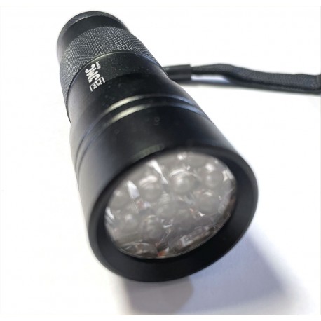 Linterna JMC 12 Leds luz UV Power