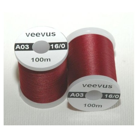 VEEVUS  hilo montaje 16/0 - Negro