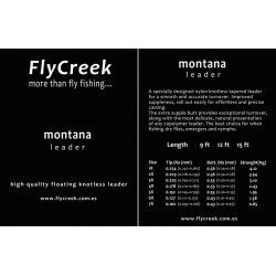 FlyCreek Montana Bajo linea 15ft