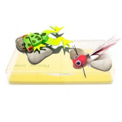 Bunny Oliva barrado - Mosca para pesca de Lucio y Bass