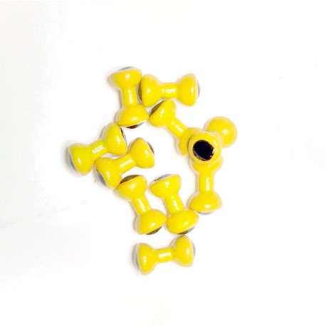 Ojos Diabolo de Plomo Pintados